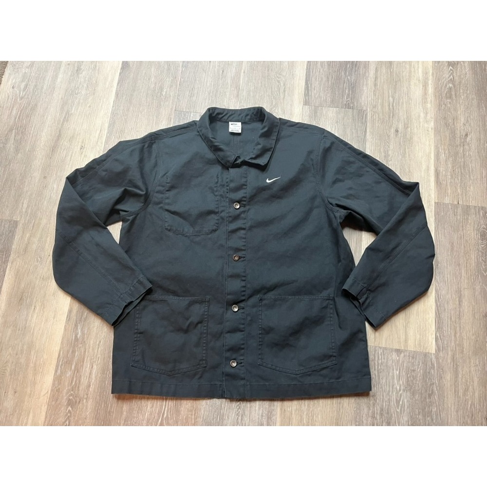 Vtg Nike Life Oversized Chore Coat Jacket Shacket SB Skateboarding L